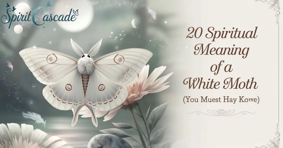 20 Spiritual Meaning of a White Moth (You Must Have To Know)