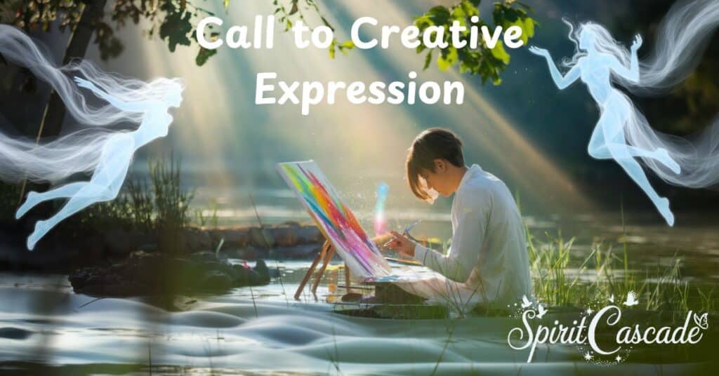 Creative expression as a powerful connection to the spiritual realm.