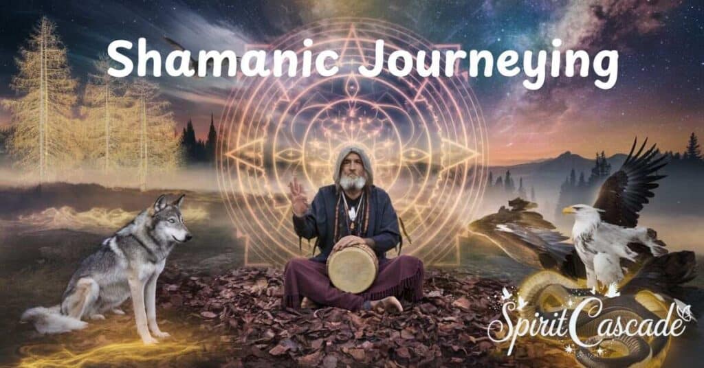 Shamanic journeying as a pathway to the connection to the spiritual realm.